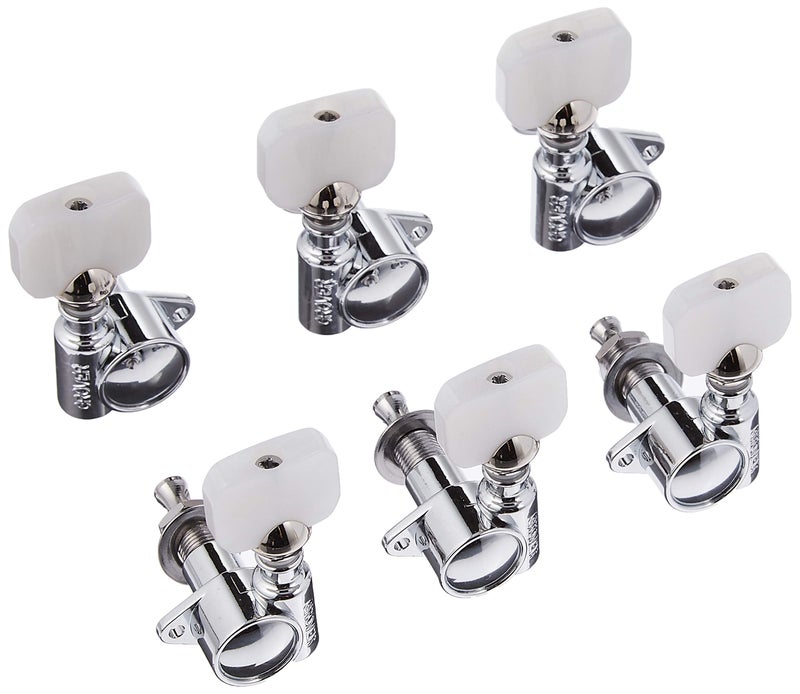 Grover Original"Milk Bottle" Style Rotomatic Tuners - 3+3 Chrome - Image 2
